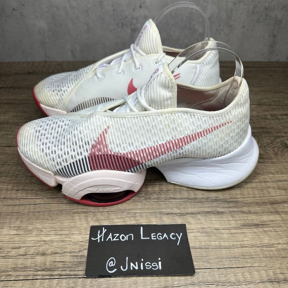 Nike~Women’s~Air Zoom Superrep‎ 2 White/ Gypsy Rose Pink Sneakers~Size 7.5